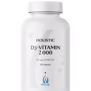 D3-Vitamin 2000 by Holistic 90 Capsules - 180 kapslar