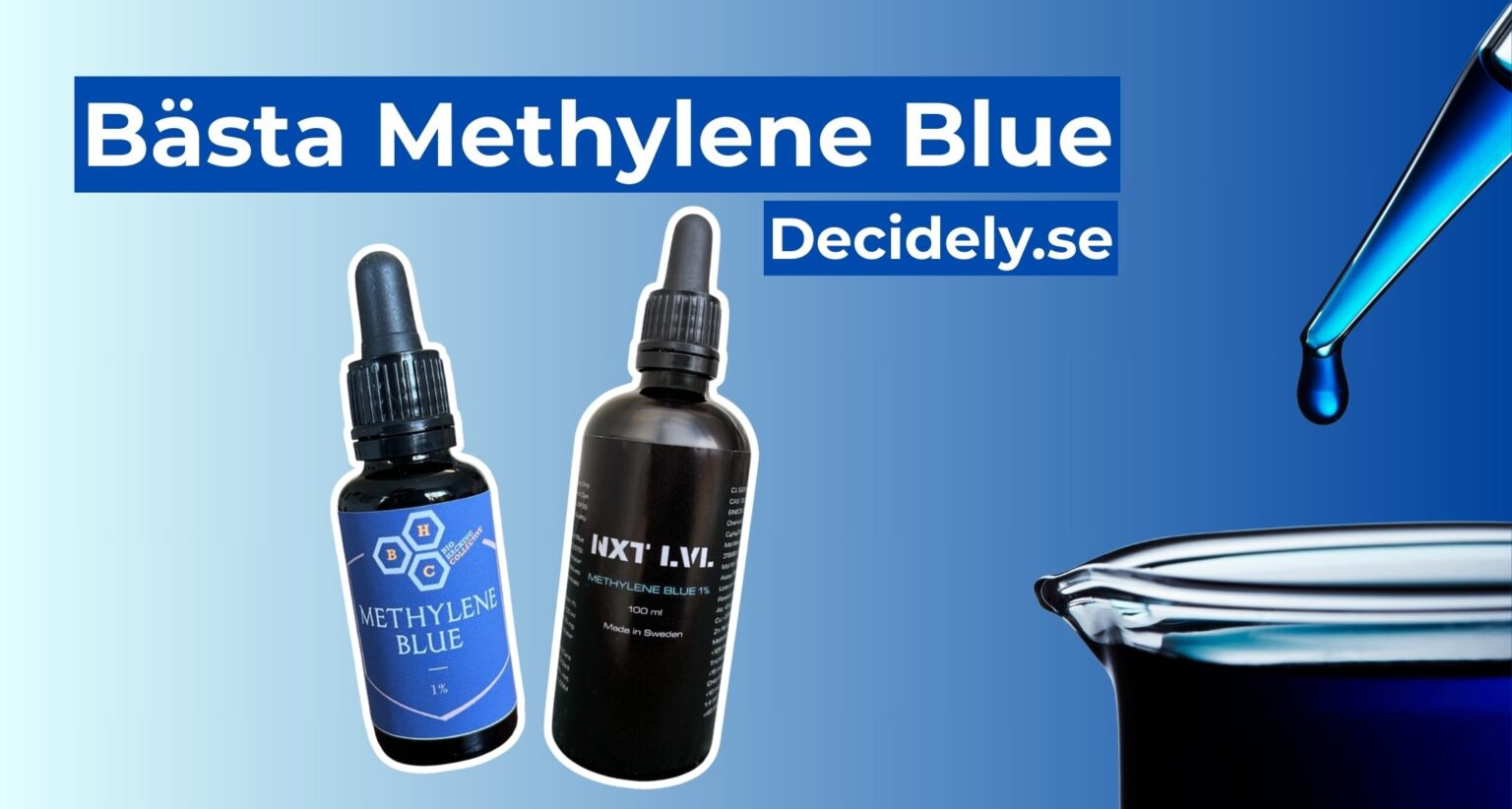 Bästa Methylene Blue test - Methylene Blue från NXT LVL har blivit bäst i test!
