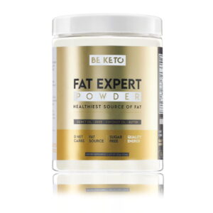 KETO Fat Expert 300g BeKeto - C8 MCT, gräsbetat smör, kokosolja och ghee för ketogen kost och optimal fettförbränning.