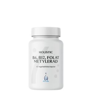 B6 B12 Folat Metylerad 60 kapslar Holistic