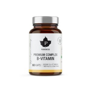 Premium Complex B-Vitamin 60 kapslar Pureness