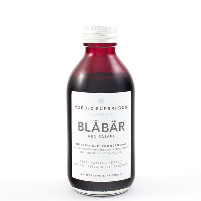 Rawjuice Concentrate Blueberry 195 ml Nordic Superfood