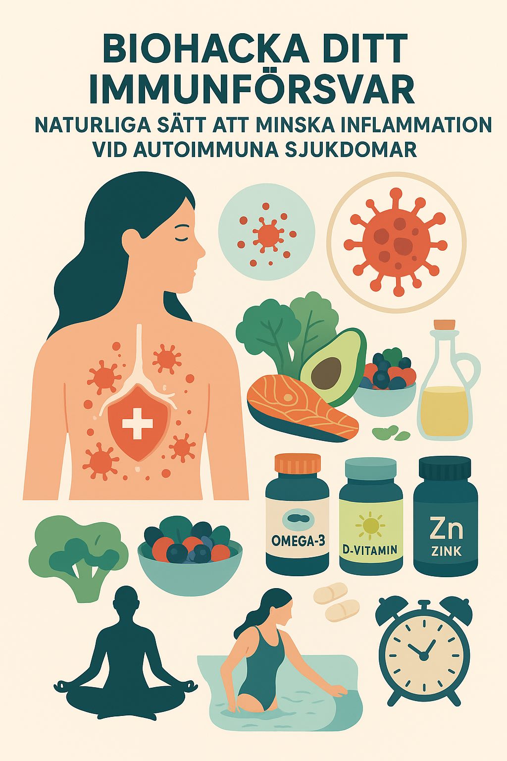 Naturliga sätt att minska inflammation vid autoimmuna sjukdomar