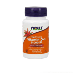 Vitamin D-3 5000 IU 120 kapslar Now Foods