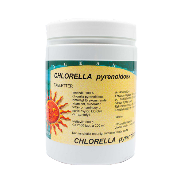 Chlorella Pyrenoidosa 2500 Tablets Colormaris