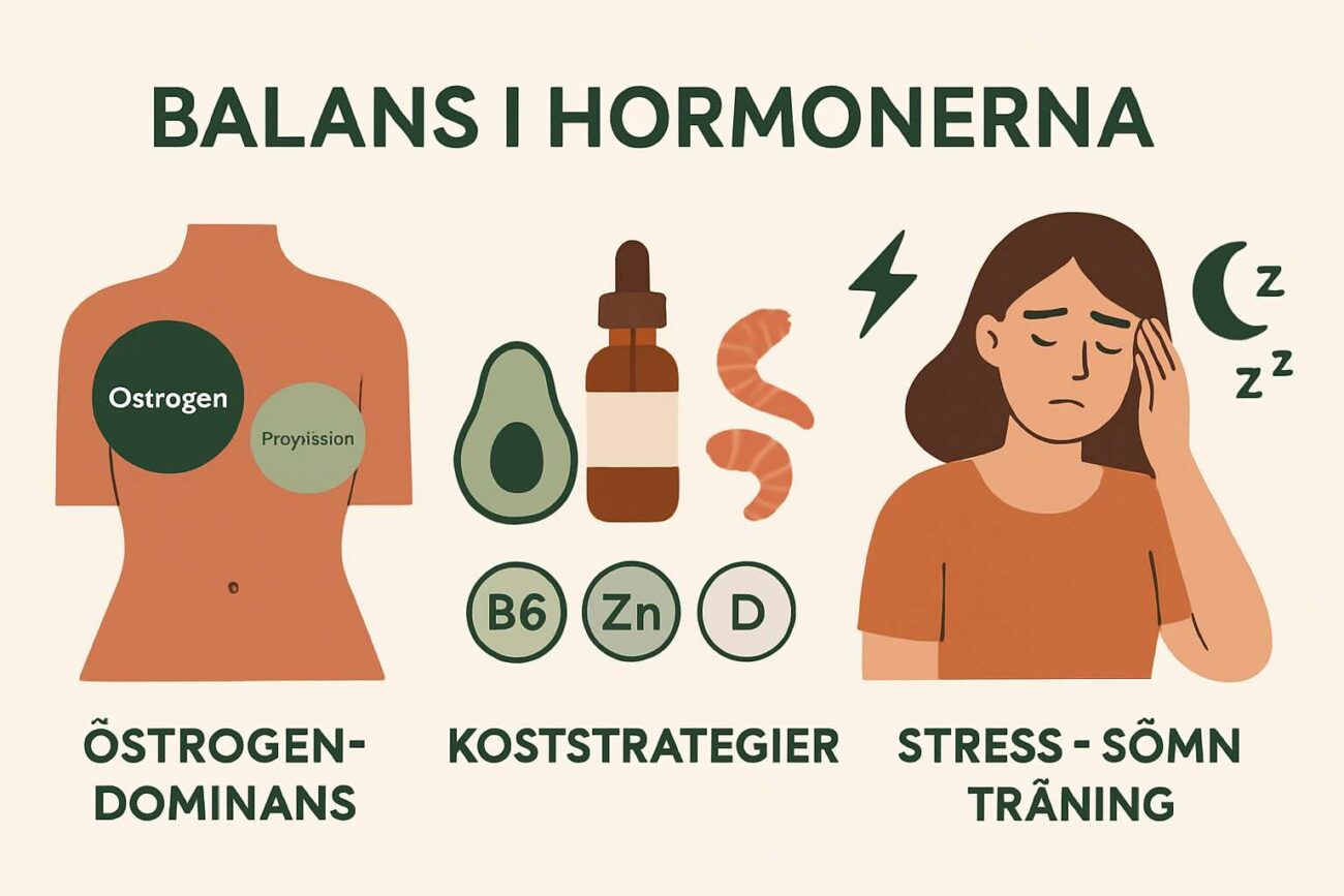 Balans i hormonerna: östrogendominans, progesteron och hur du återställer din hormonella hälsa