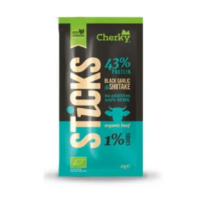 ECO Beef Stick Black Garlic & Shiitake 25g Cherky