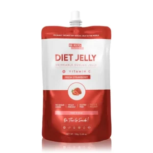 KETO Diet Jelly Konjac Fresh Strawberry 150g BeKeto