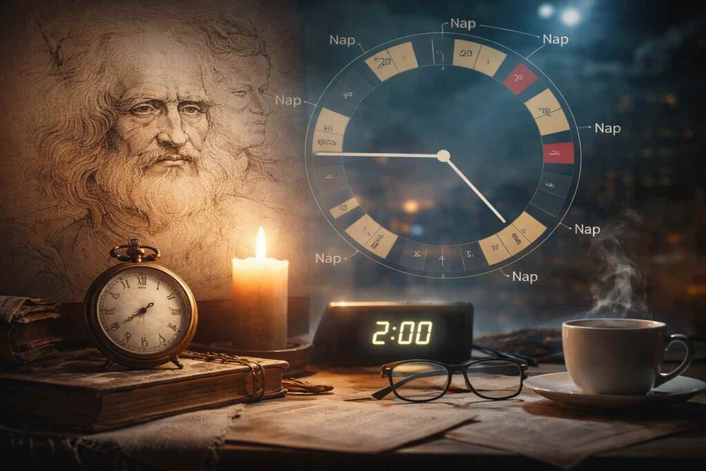 Polyfasisk sömn – kan vi hacka dygnet som Leonardo da Vinci?
