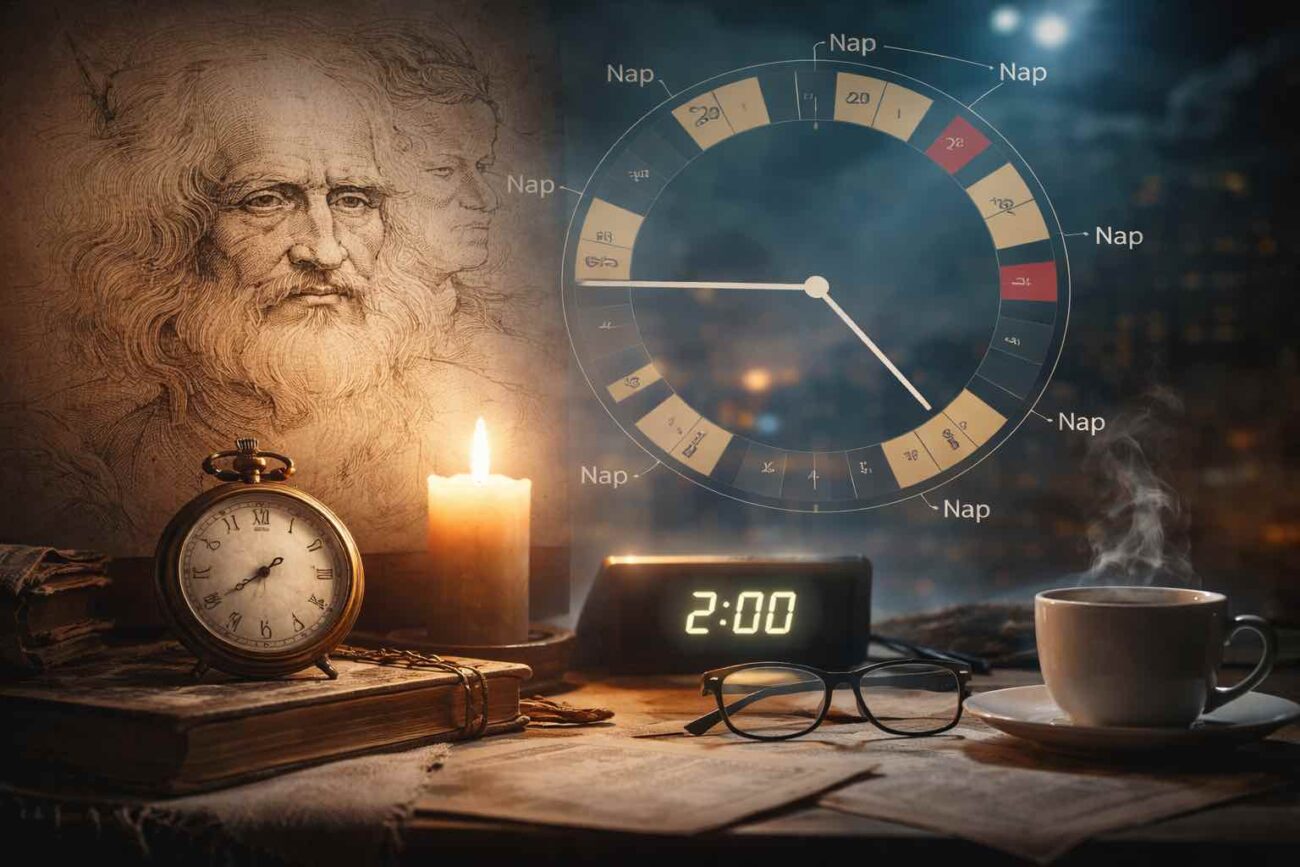 Polyfasisk sömn – kan vi hacka dygnet som Leonardo da Vinci?