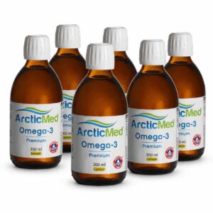 6-pack Omega-3 Premium Citron 300 ml ArcticMed