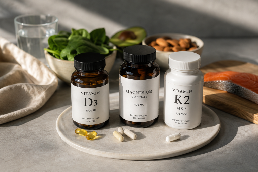 D-vitamin magnesium och K2 därför fungerar de bäst tillsammans